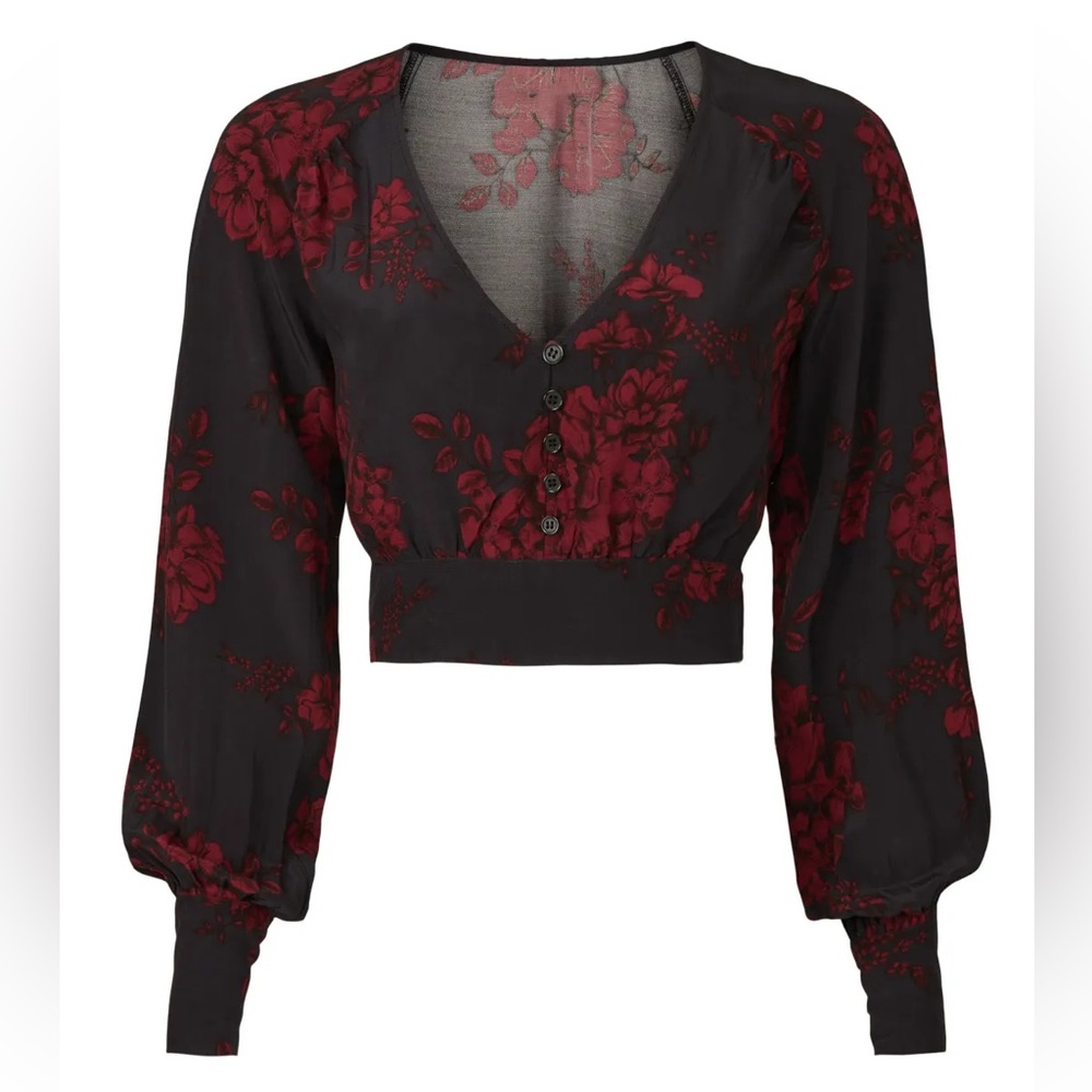 NWT MARISSA WEBB NAVY FLORAL TOP